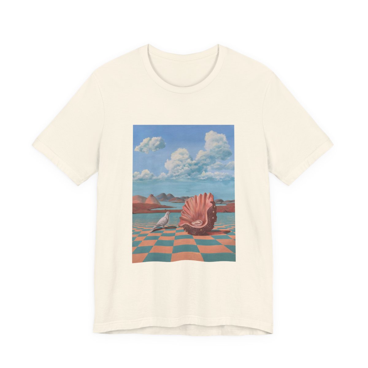 Cotton jersey tee printed with Aphrodite Smile